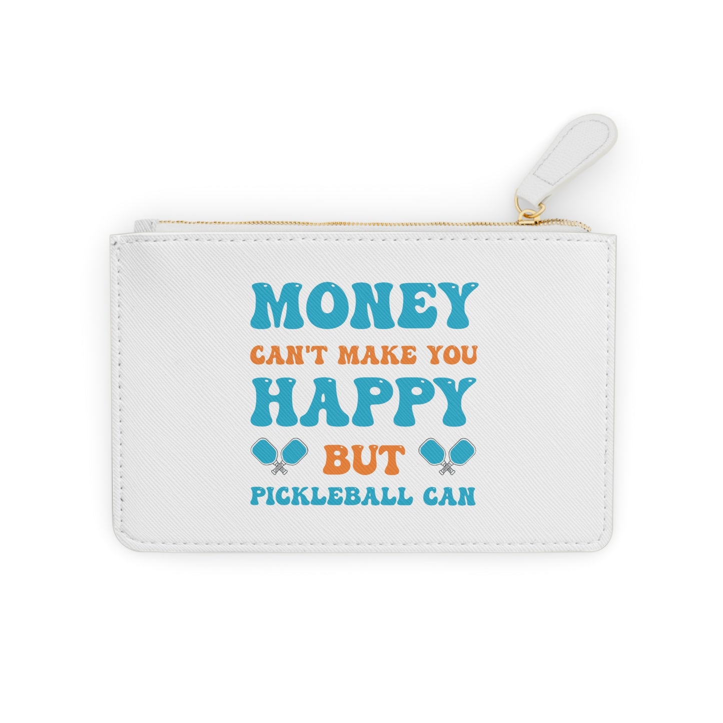 Mini Clutch Bag - Money But Pickleball Can, Small Crossbody Purse, Zipper Pouch, Coin Wallet, Cute Handbag, Gift for