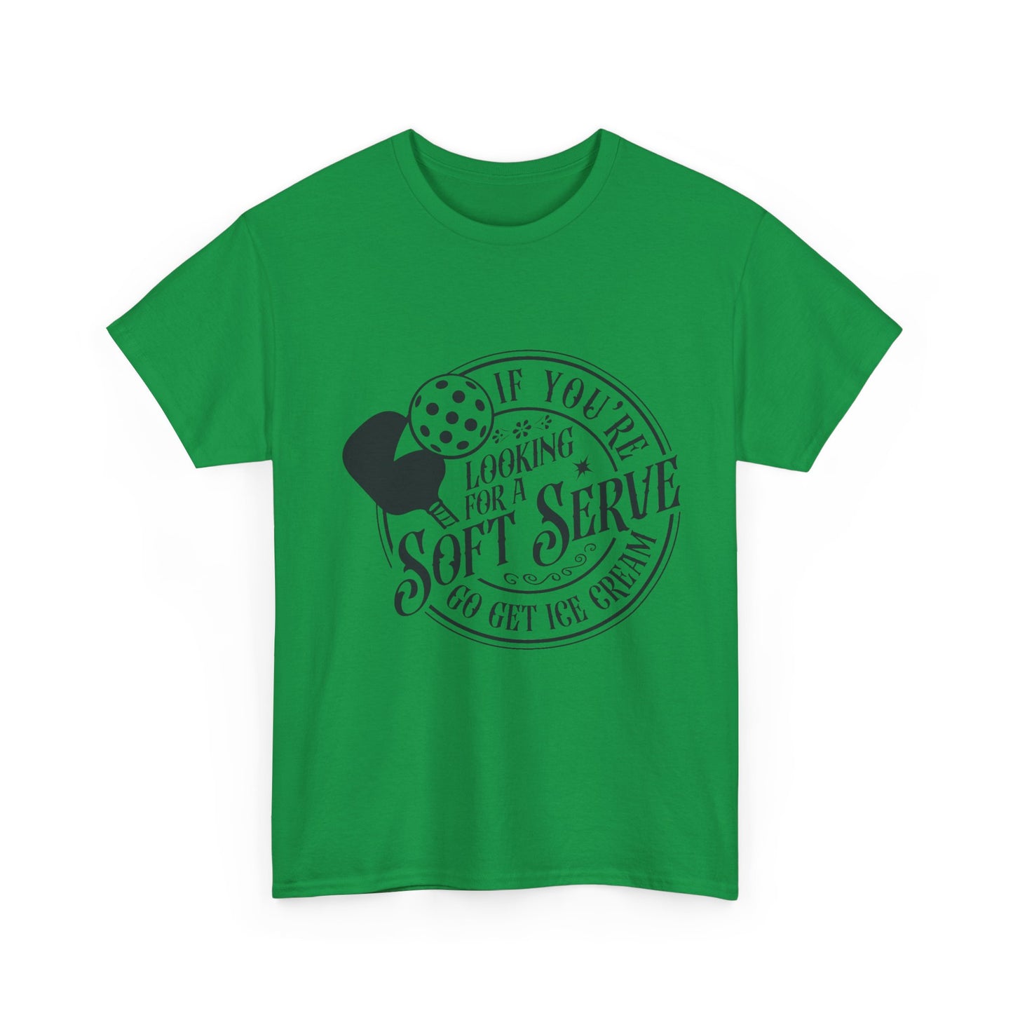 Unisex Heavy Cotton Tee- Pickleball Serve