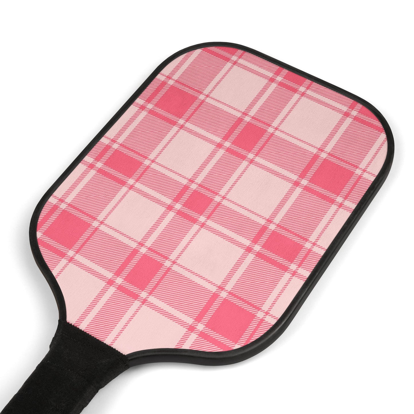 Pickleball Kit- Pink White plaid