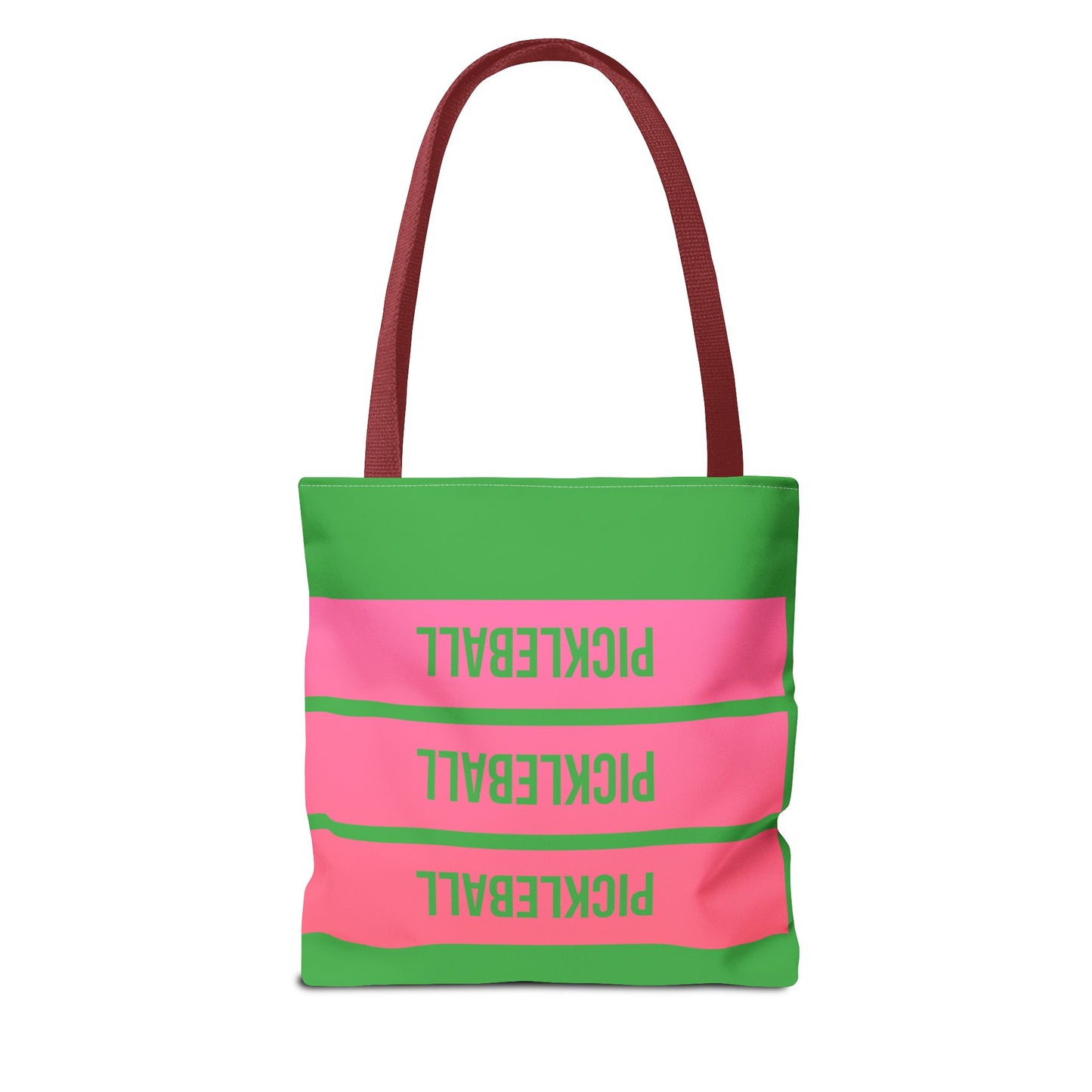 Tote Bag Pink & Green Pickleball