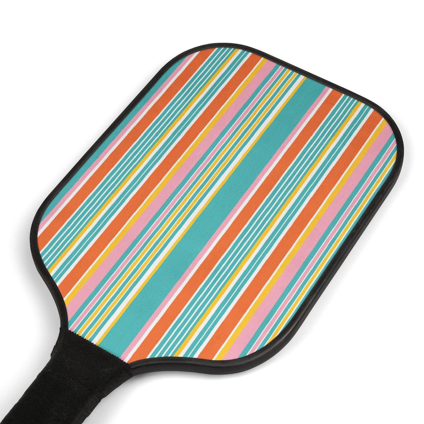 Pickleball Kit- multi stripe bright - hot pink, light blue