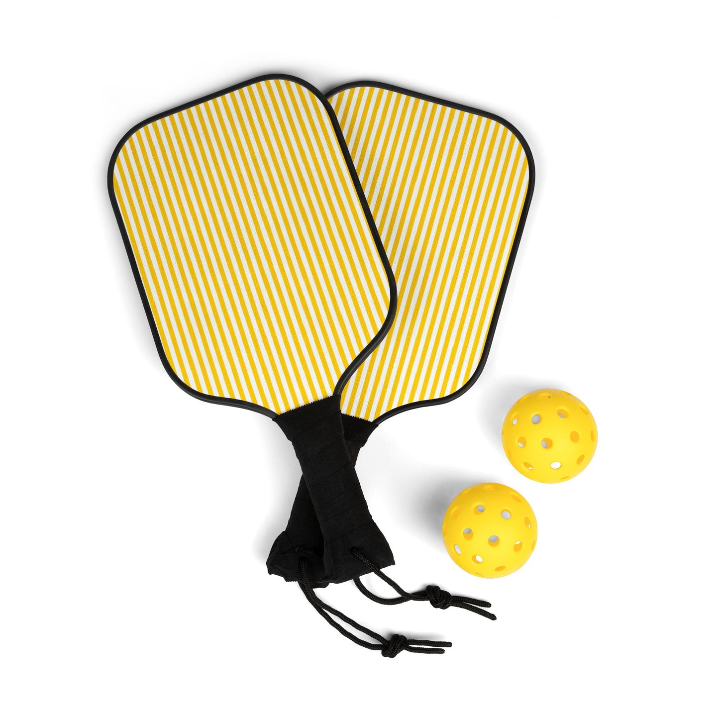 Pickleball Kit- Yellow & White Stripes