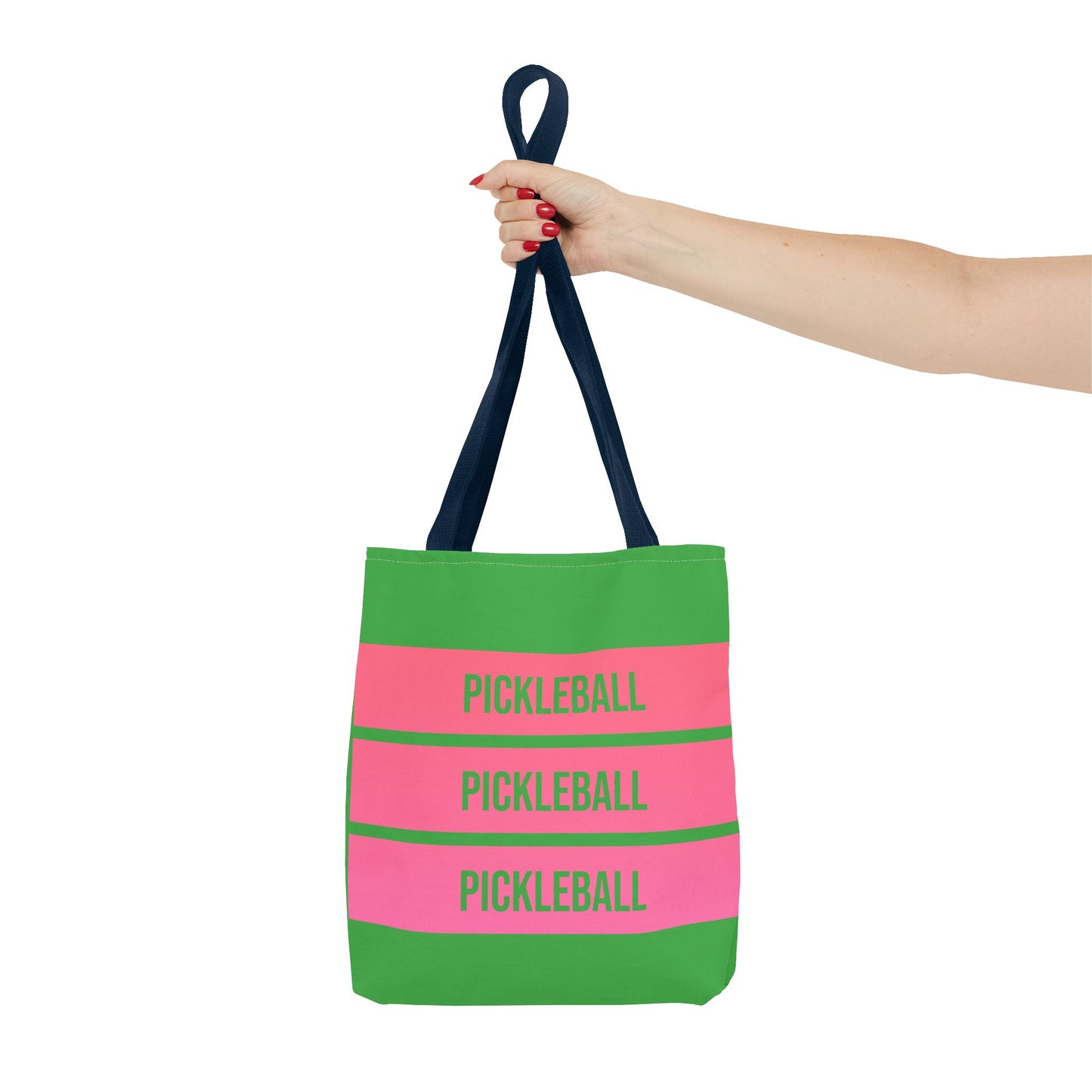 Tote Bag Pink & Green Pickleball