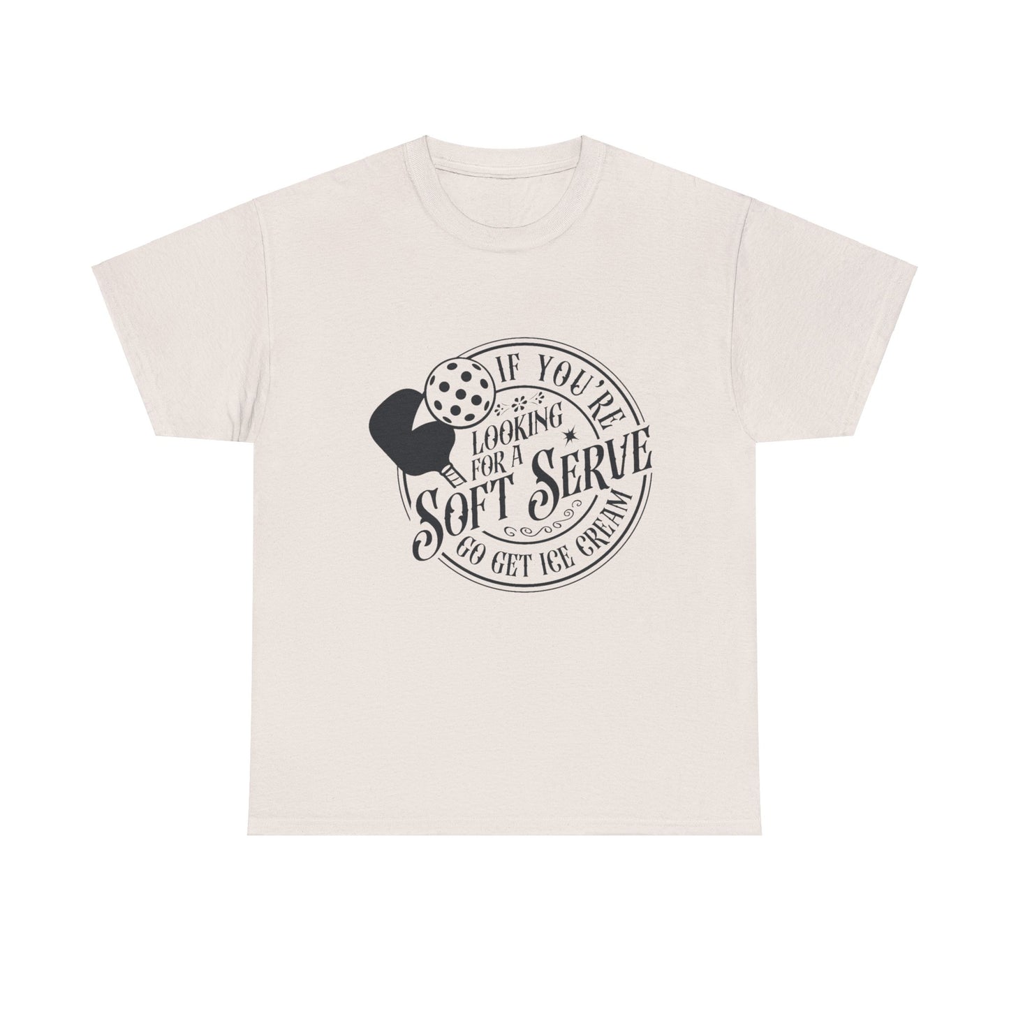 Unisex Heavy Cotton Tee- Pickleball Serve