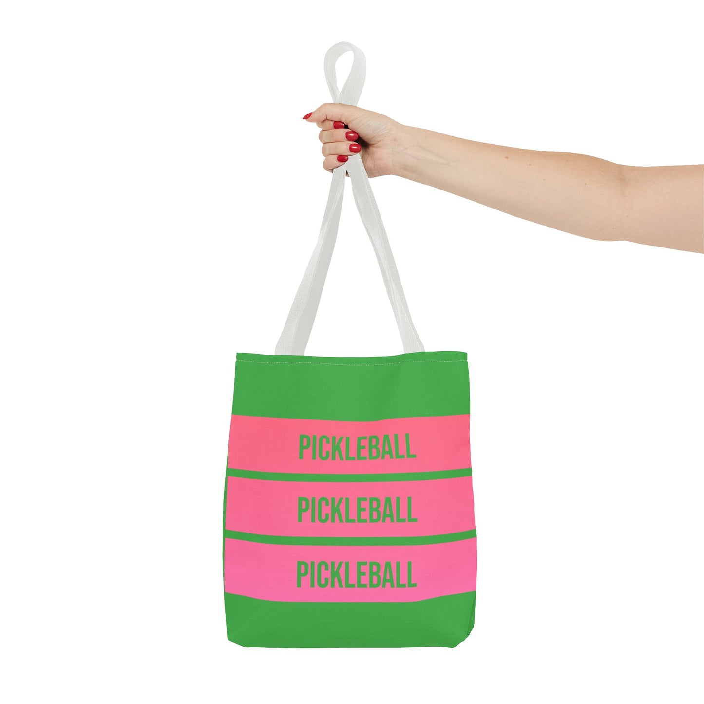 Tote Bag Pink & Green Pickleball