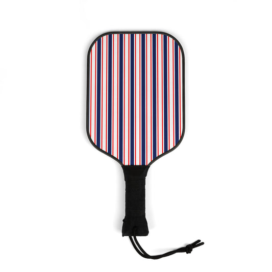 Pickleball Kit- Red , White & Blue Stripes