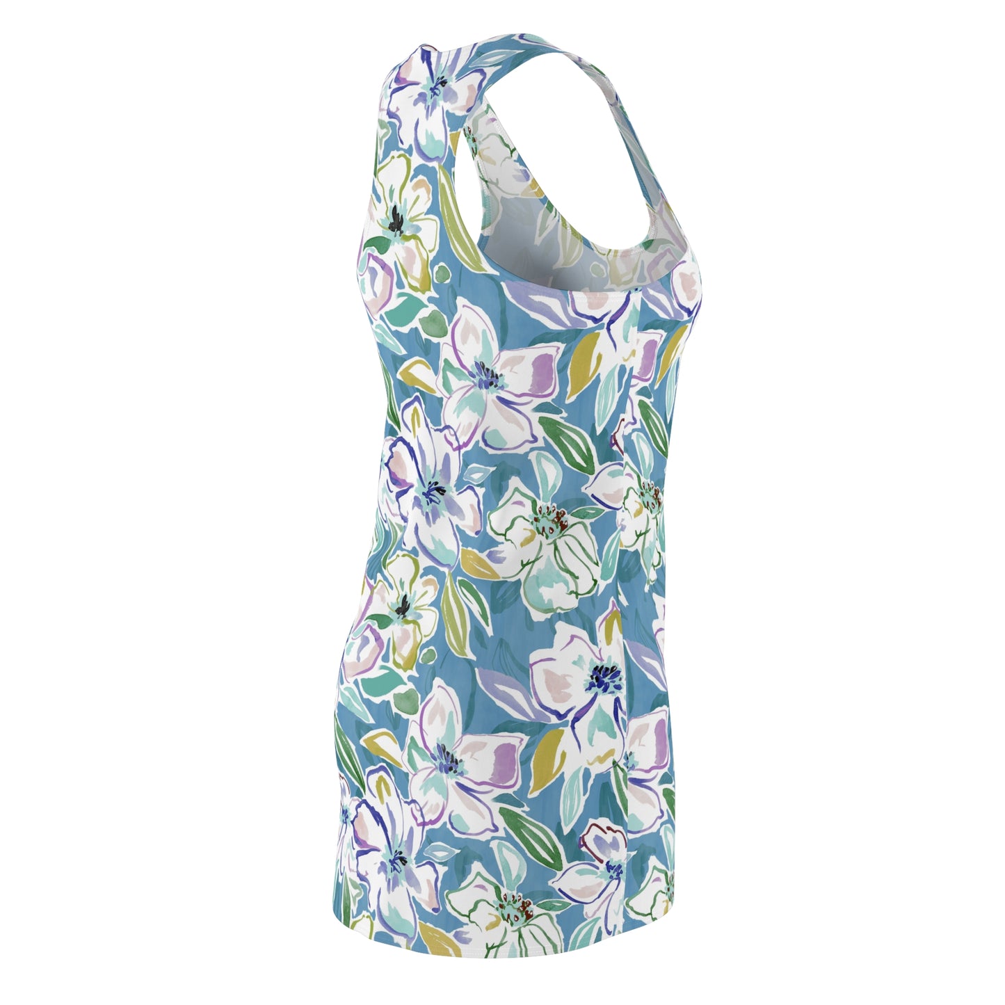 Athletic Dress - Floral Watercolor Print