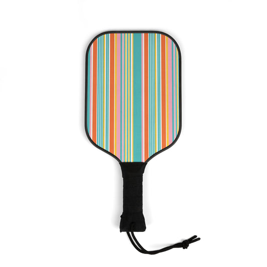 Pickleball Kit- multi stripe bright - hot pink, light blue