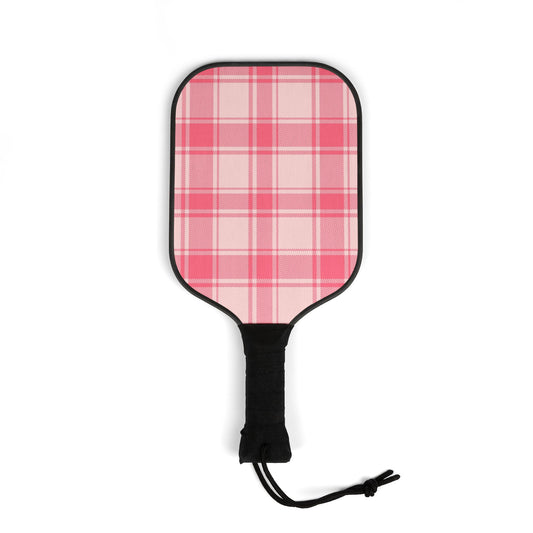 Pickleball Kit- Pink White plaid