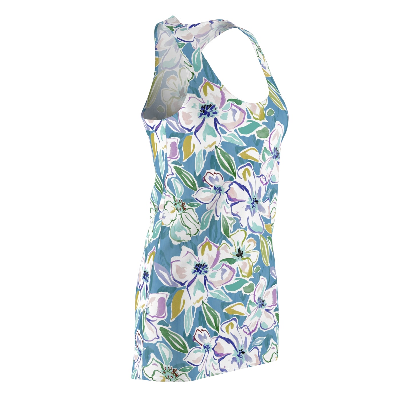 Athletic Dress - Floral Watercolor Print