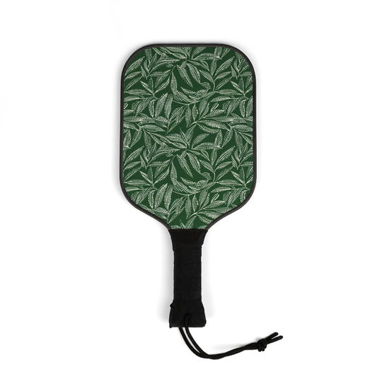 Pickleball Kit- Green White Tropical Print