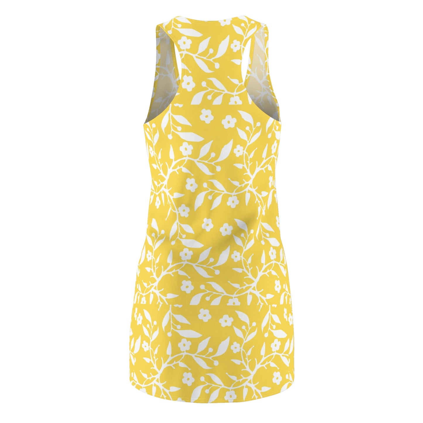 Athletic Dress - Yellow Floral Design for Active Women