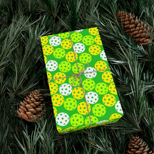 Gift Wrap Papers- Pickleballs Design