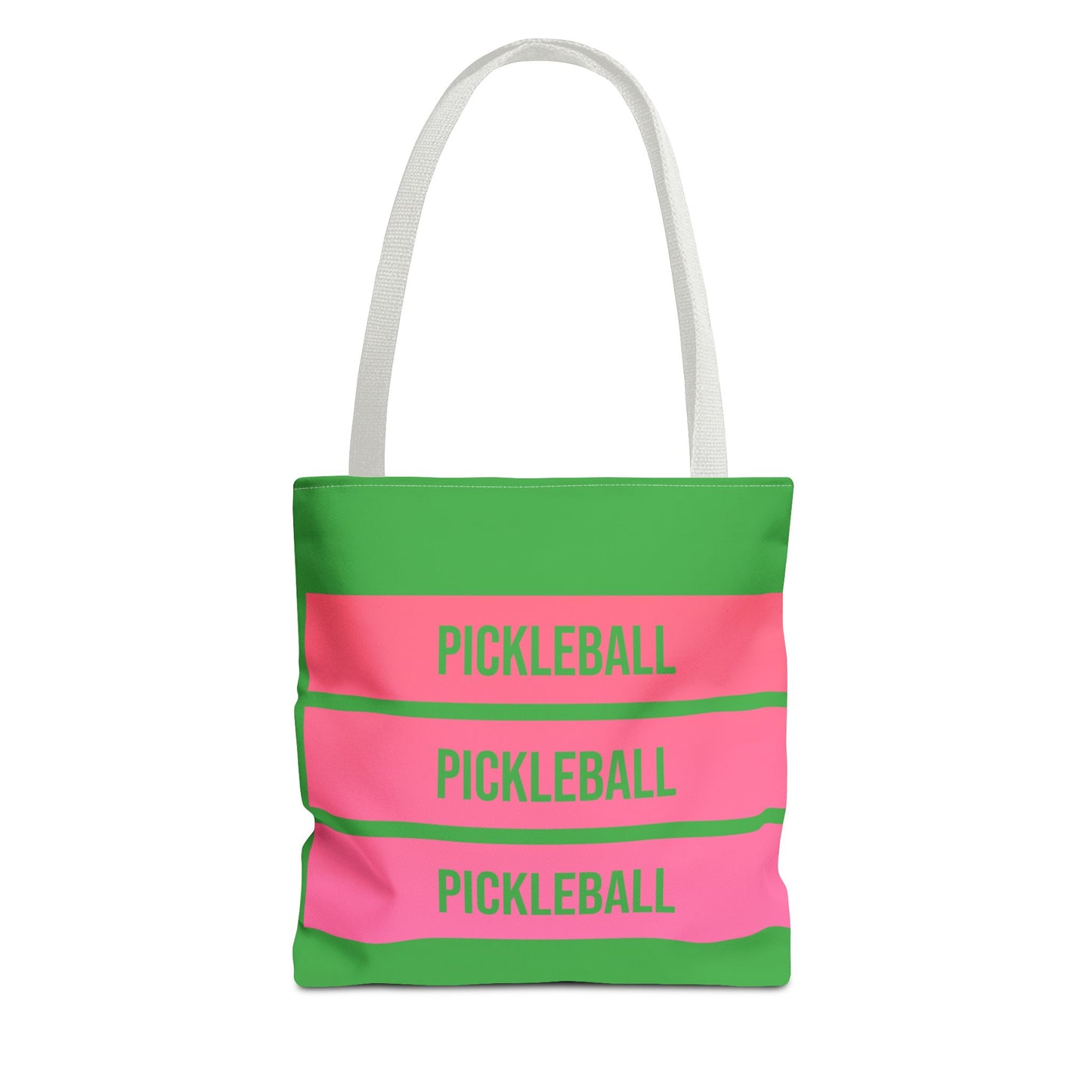 Tote Bag  Pink & Green Pickleball