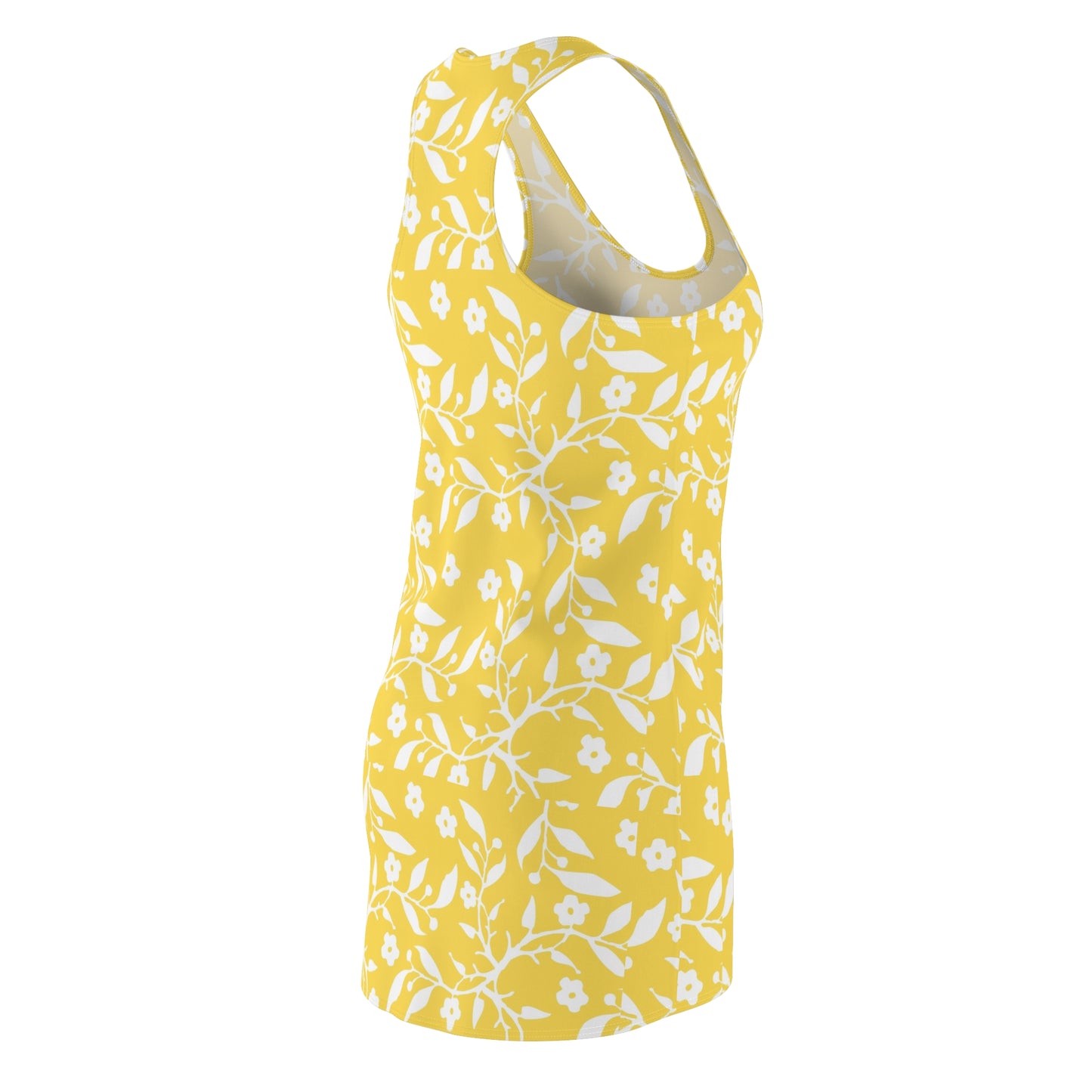 Athletic Dress - Yellow Floral Design for Active Women