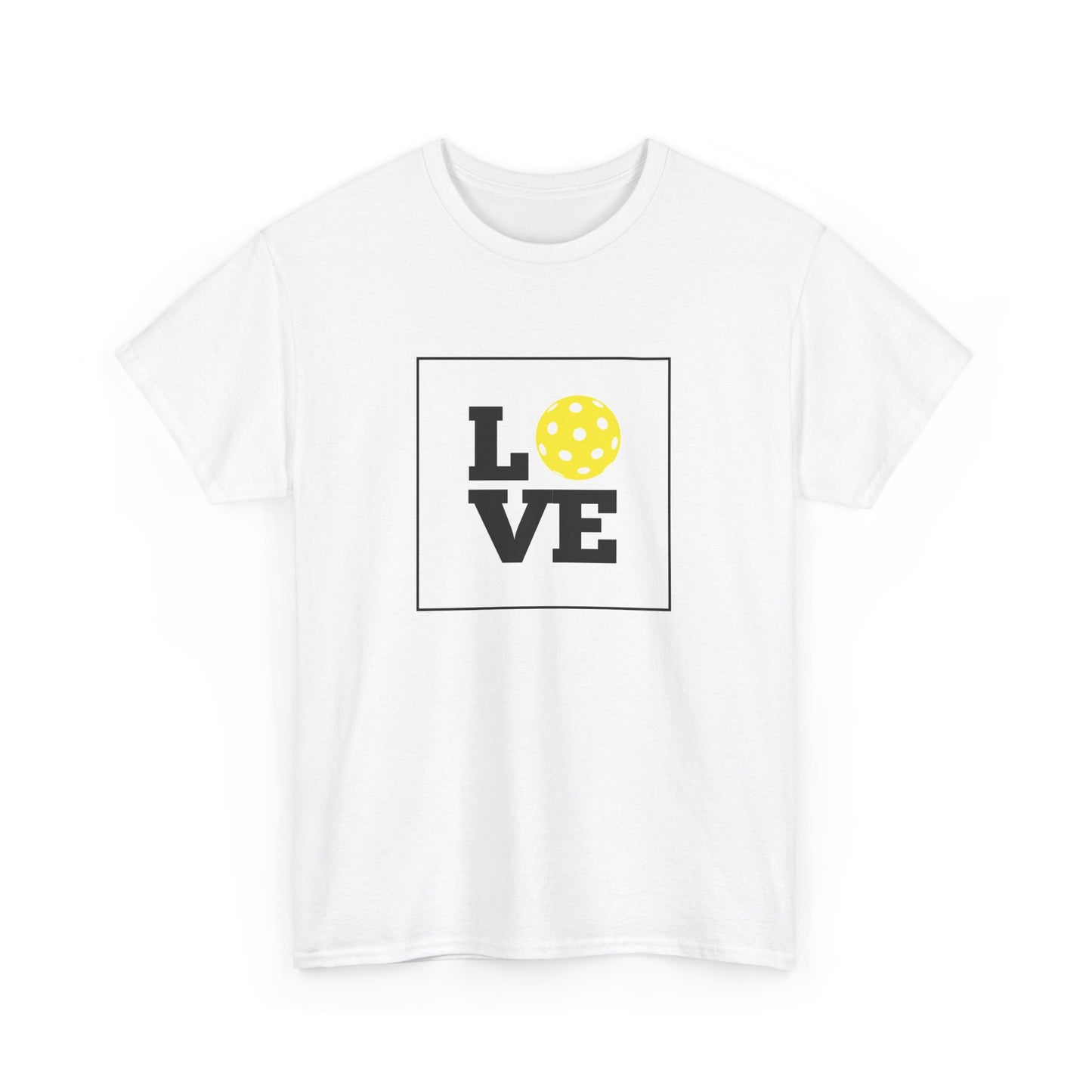 Unisex Heavy Cotton Tee- Love Pickleball