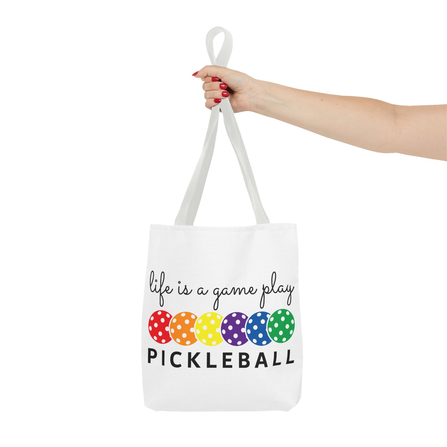 Pickleball Tote Bag - Life Is A Game Design