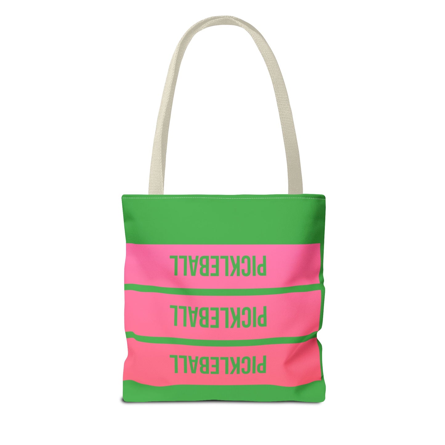 Tote Bag  Pink & Green Pickleball