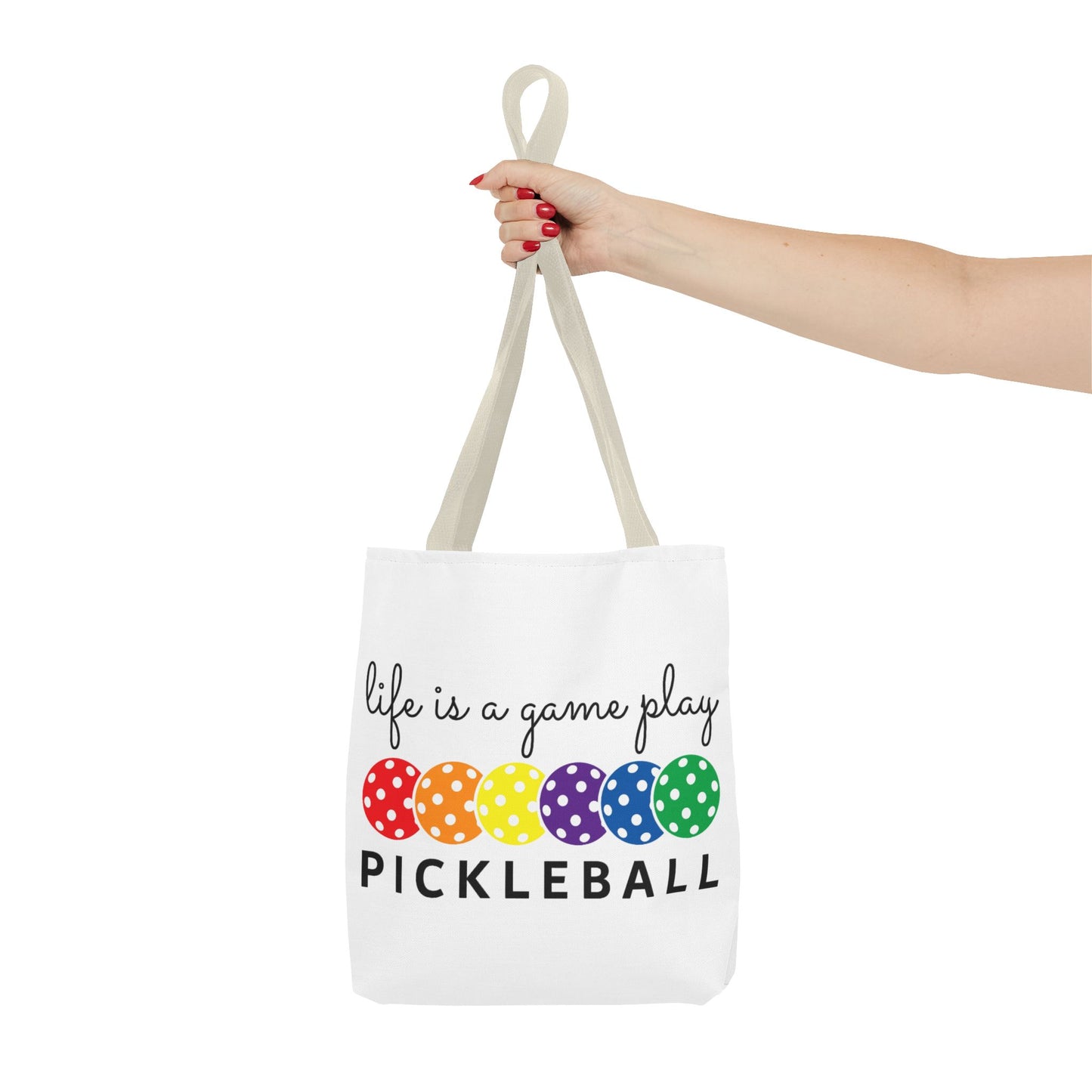 Pickleball Tote Bag - Life Is A Game Design