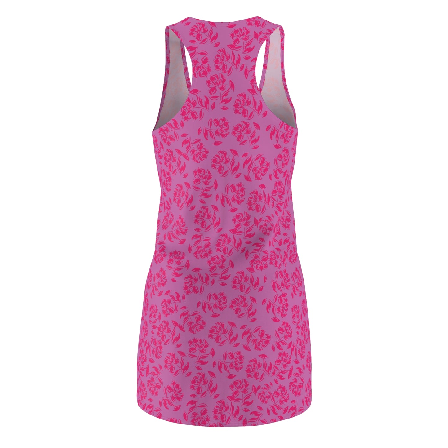 Women's Athletic Dress Hot Pink Floral