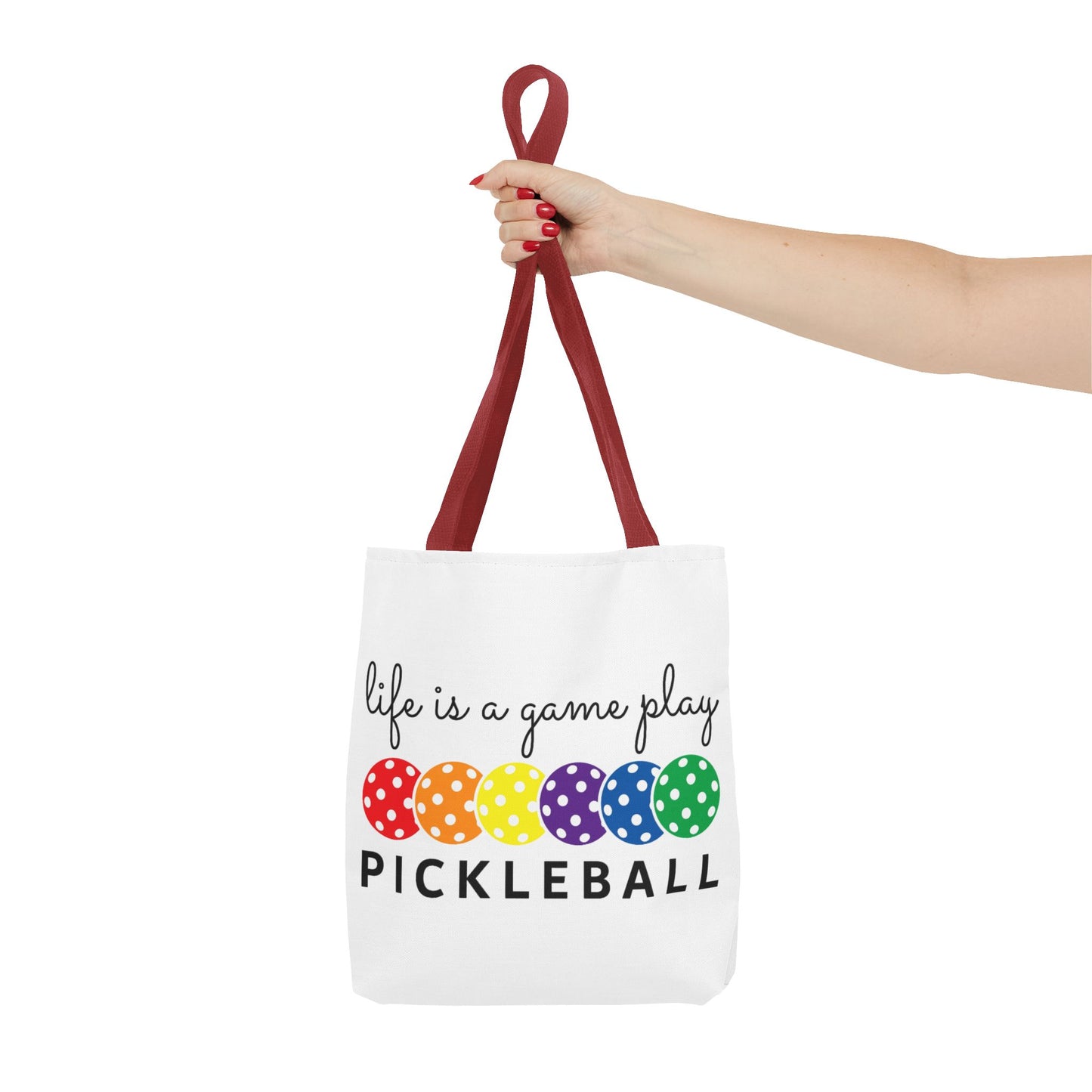 Pickleball Tote Bag - Life Is A Game Design