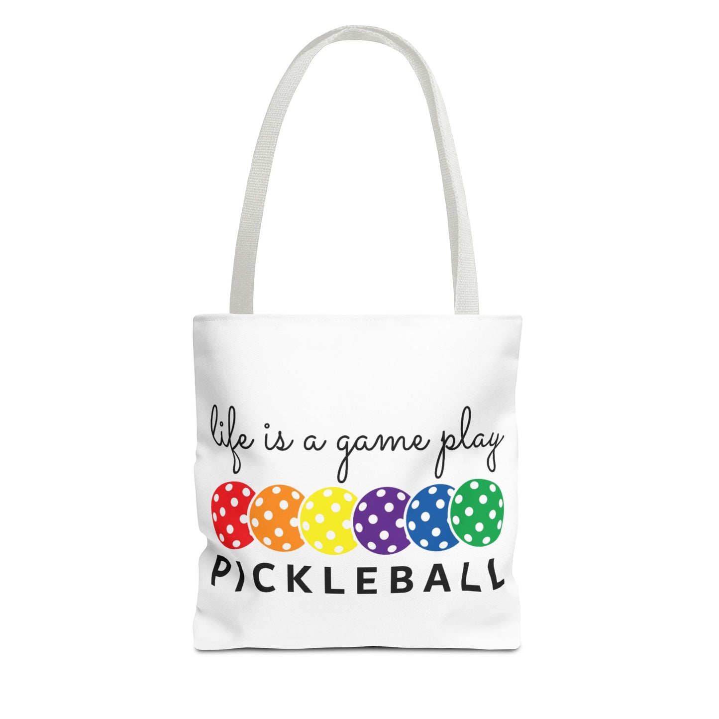 Pickleball Tote Bag - Life Is A Game Design