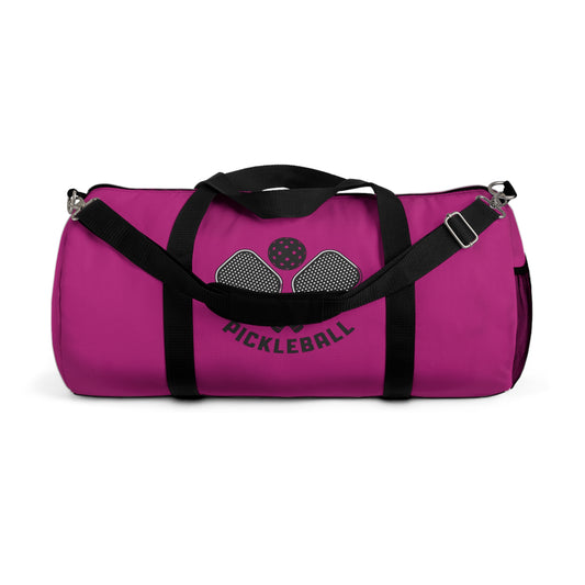 Hot Pink Duffel Bag Pickleball, Sports Gym Bag, Weekend Travel Tote, Athletic Equipment Carrier, Exercise Gear Storage