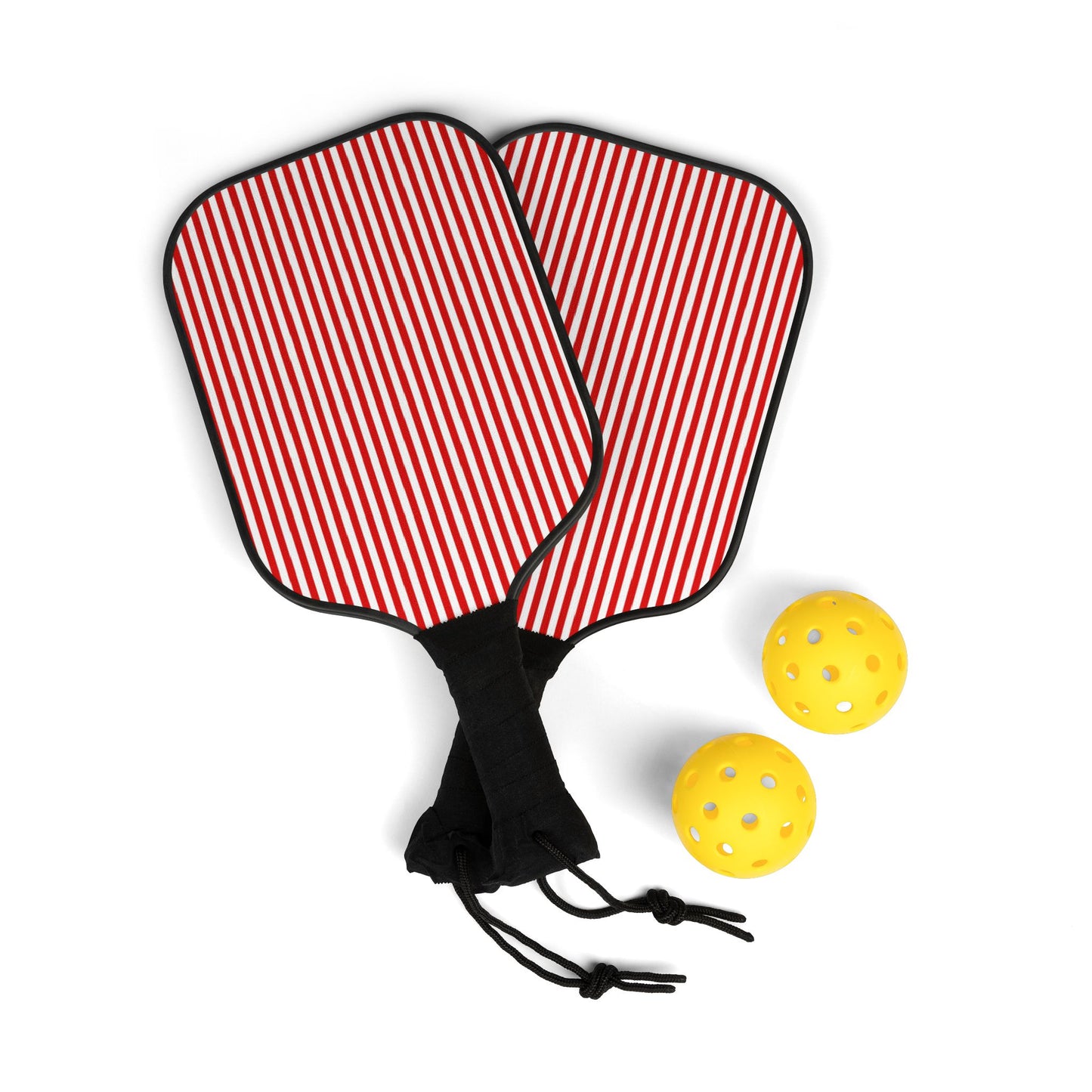 Pickleball Kit- Red & White Stripes