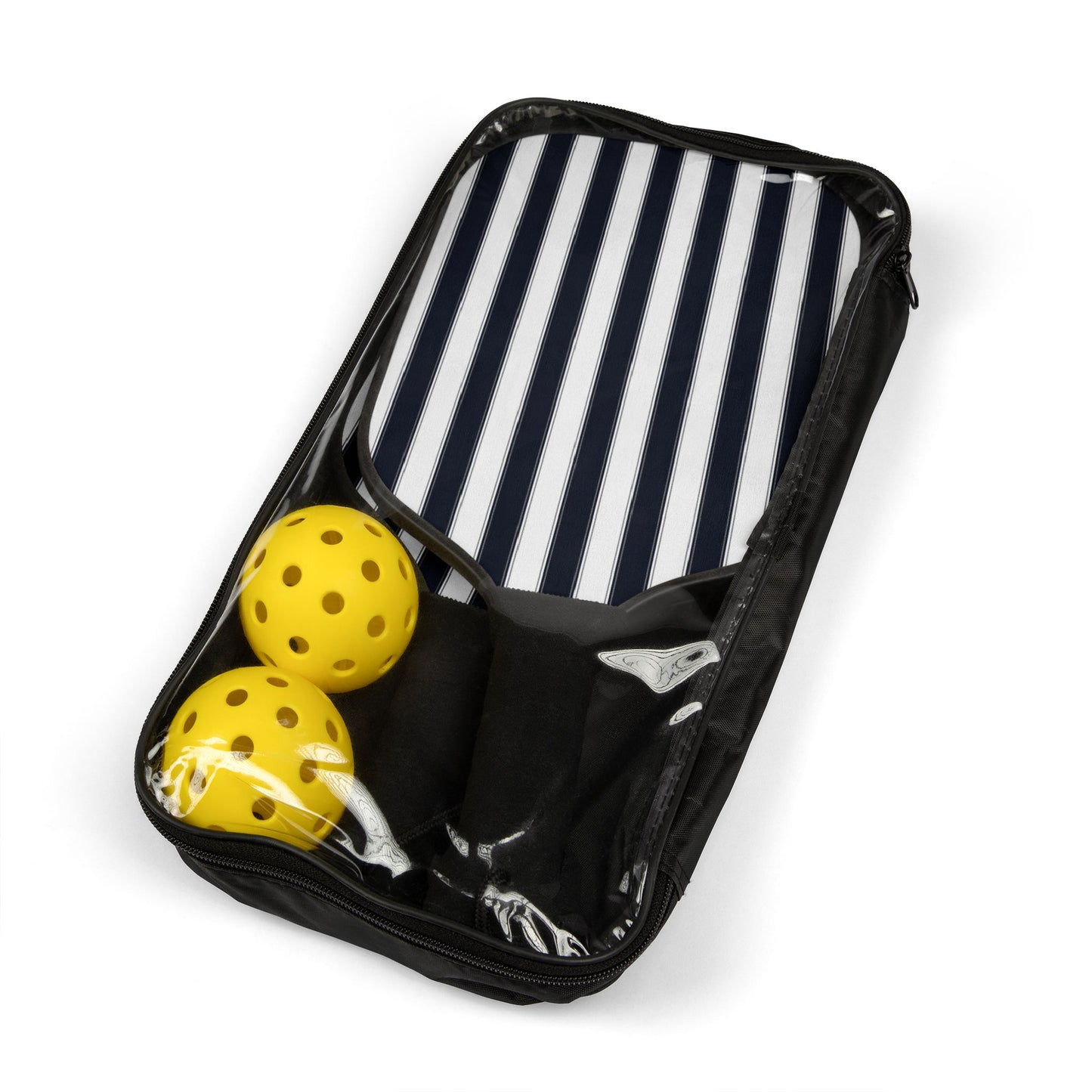 Pickleball Kit- Black & White Stripes