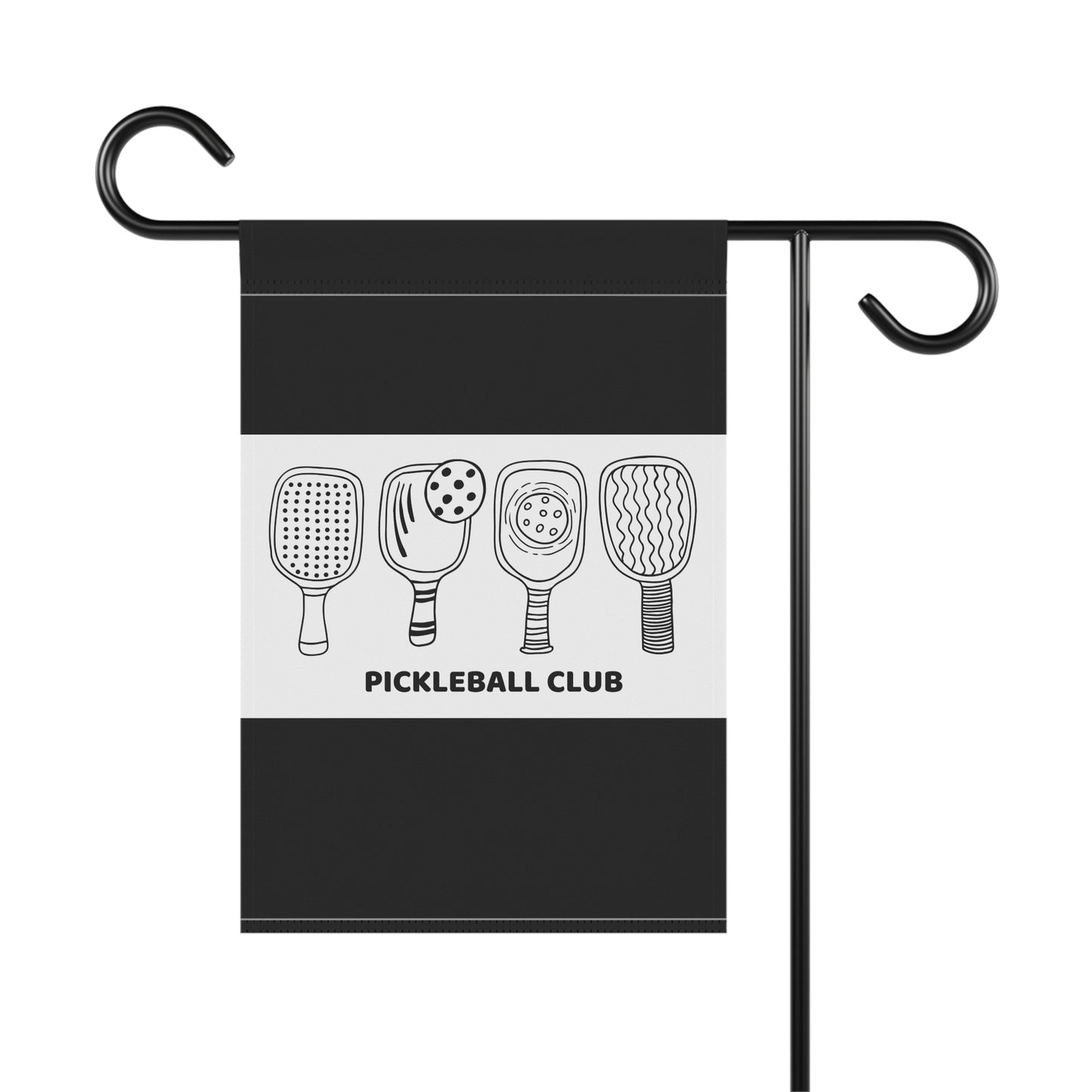 Garden Flag, Pickleball Club Outdoor Decorative Banner, Sports Fan Garden Sign, Patio Yard Flag, Pickleball Player Gift, Pickleball