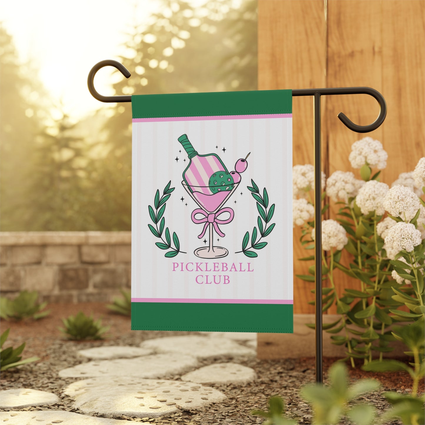 House Banner Flag, Home Decor, Garden Flag, Pickleball Club, Preppy Decor, Outdoor Banner