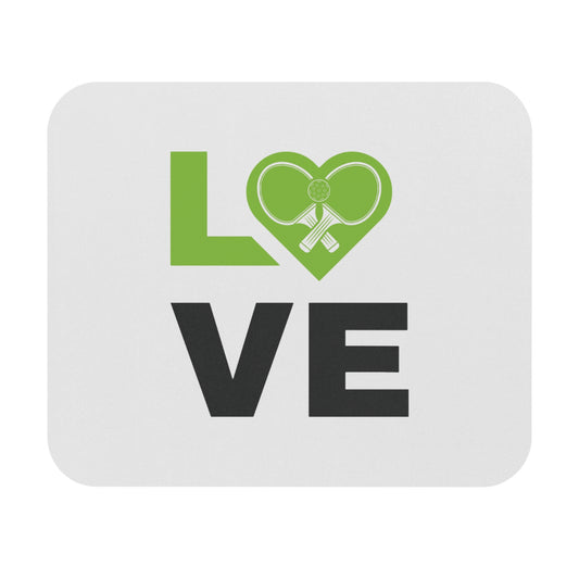 Mouse Pad (Rectangle)- LOVE Pickleball Design