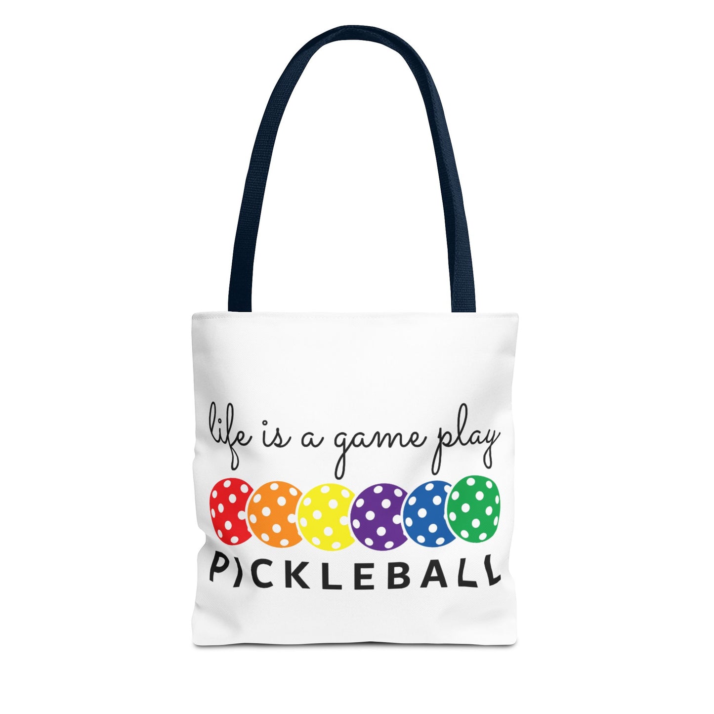 Pickleball Tote Bag - Life Is A Game Design