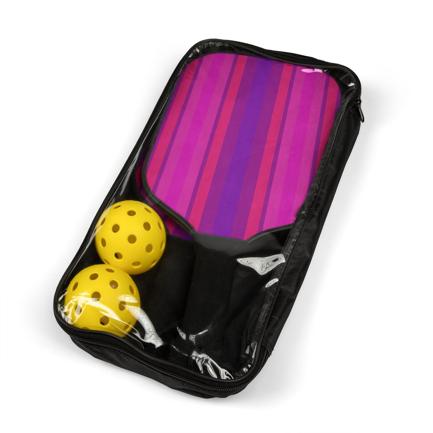 Pickleball Kit- Hot Pink Stripes