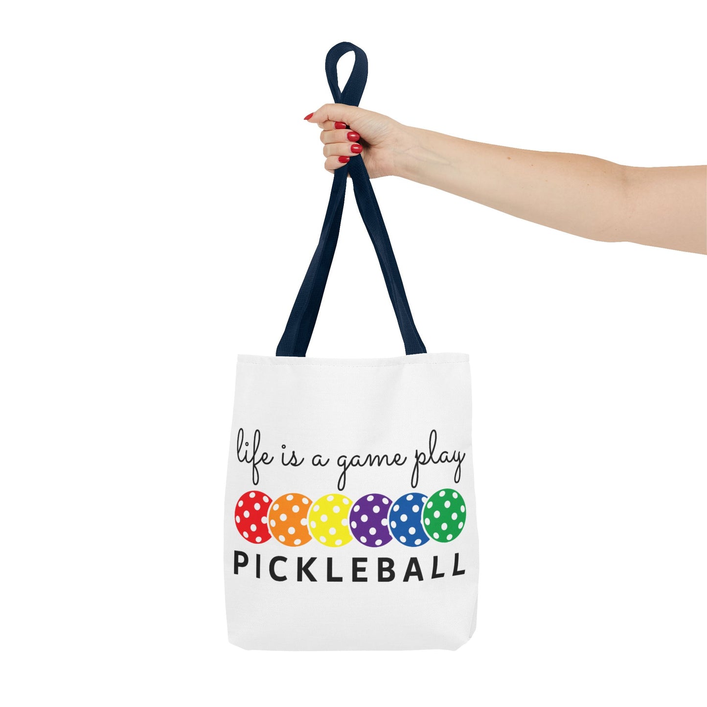 Pickleball Tote Bag - Life Is A Game Design