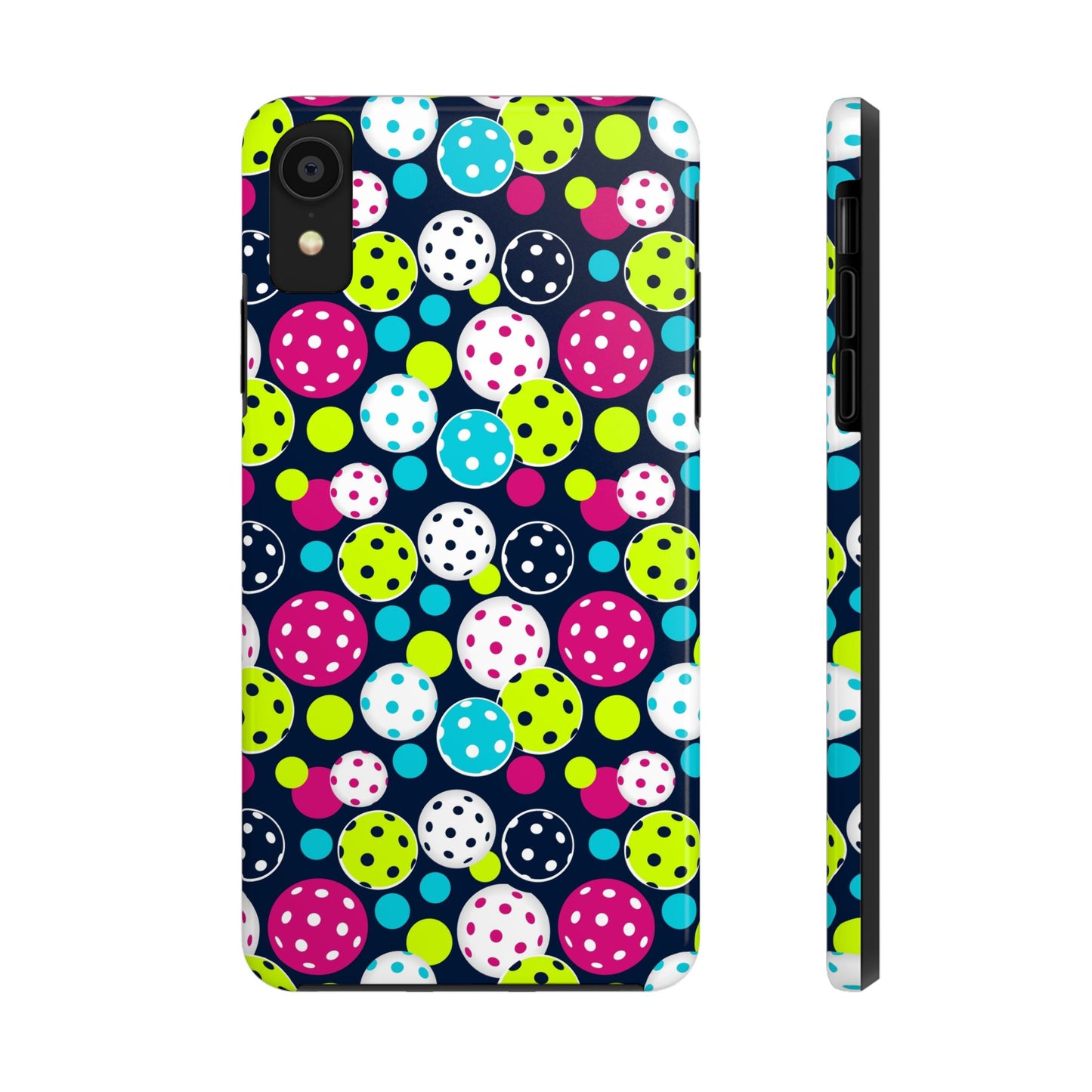 Tough Phone Cases - Seamless Pattern Of Pickleballs