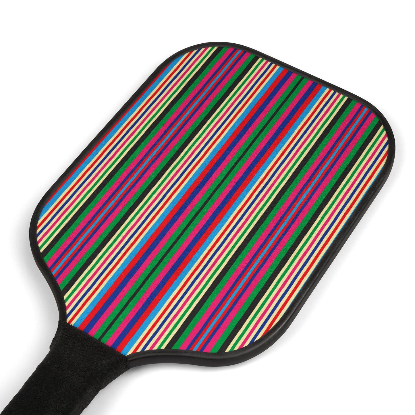 Pickleball kit-Bright Pink Green- Mutli stripes