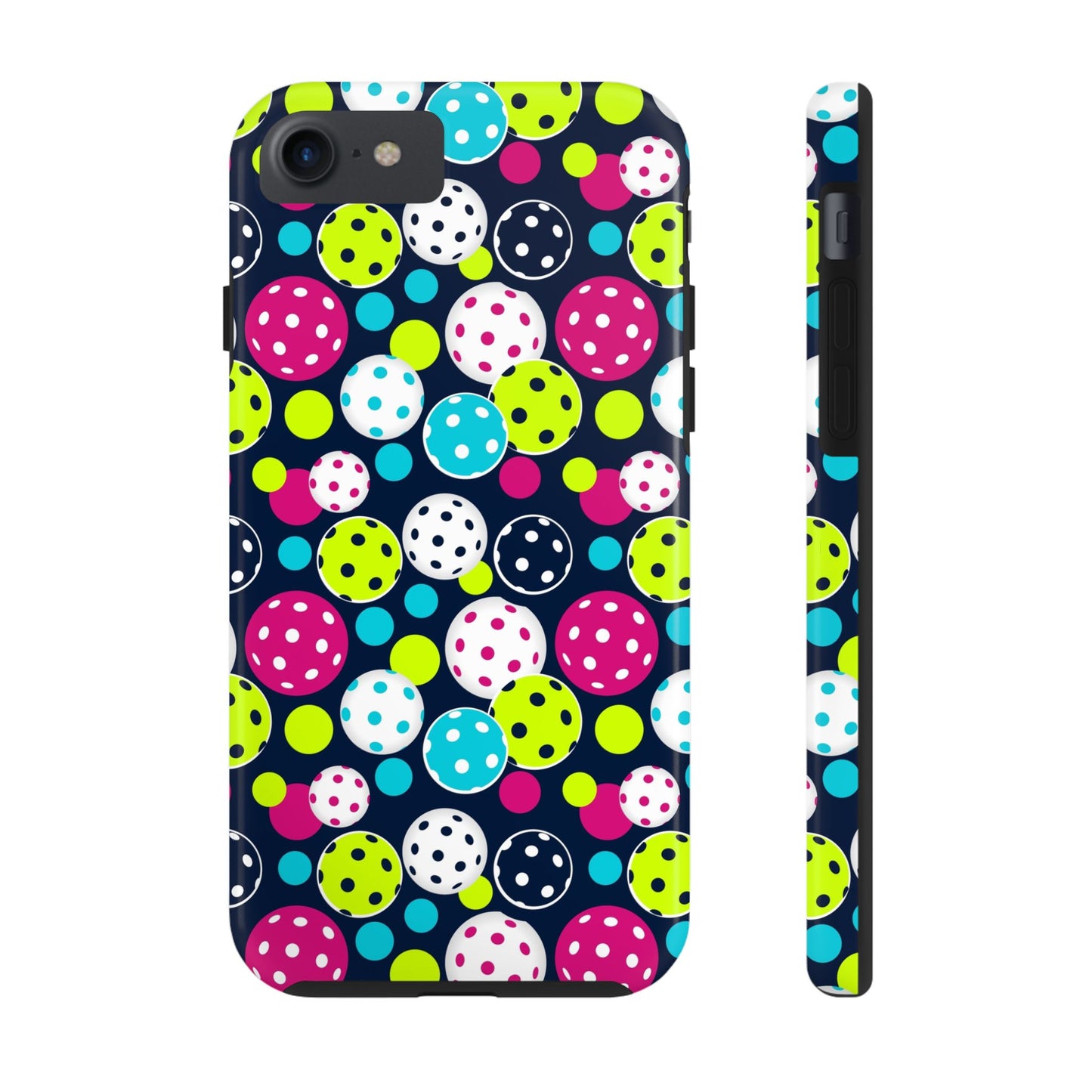 Tough Phone Cases - Seamless Pattern Of Pickleballs