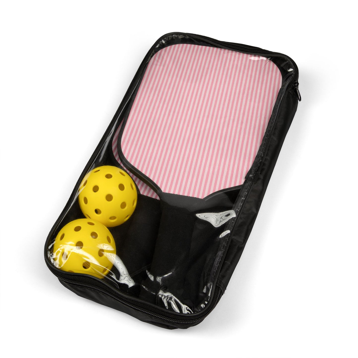 Pickleball Kit- Pink & White Stripes