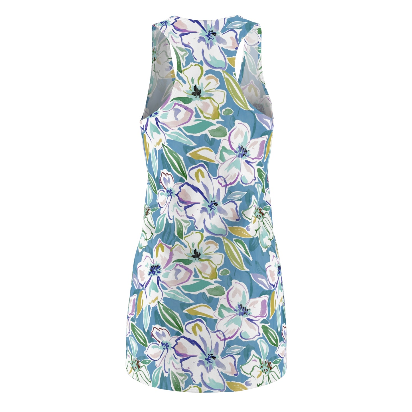 Athletic Dress - Floral Watercolor Print