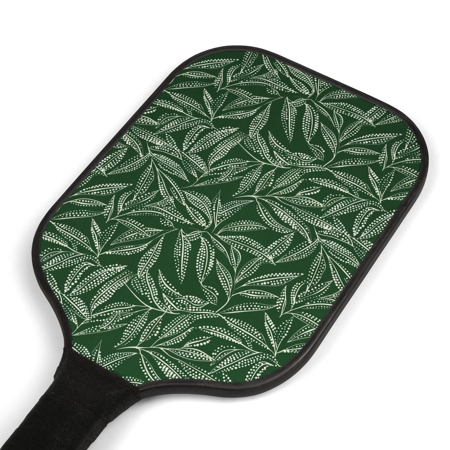 Pickleball Kit- Green White Tropical Print