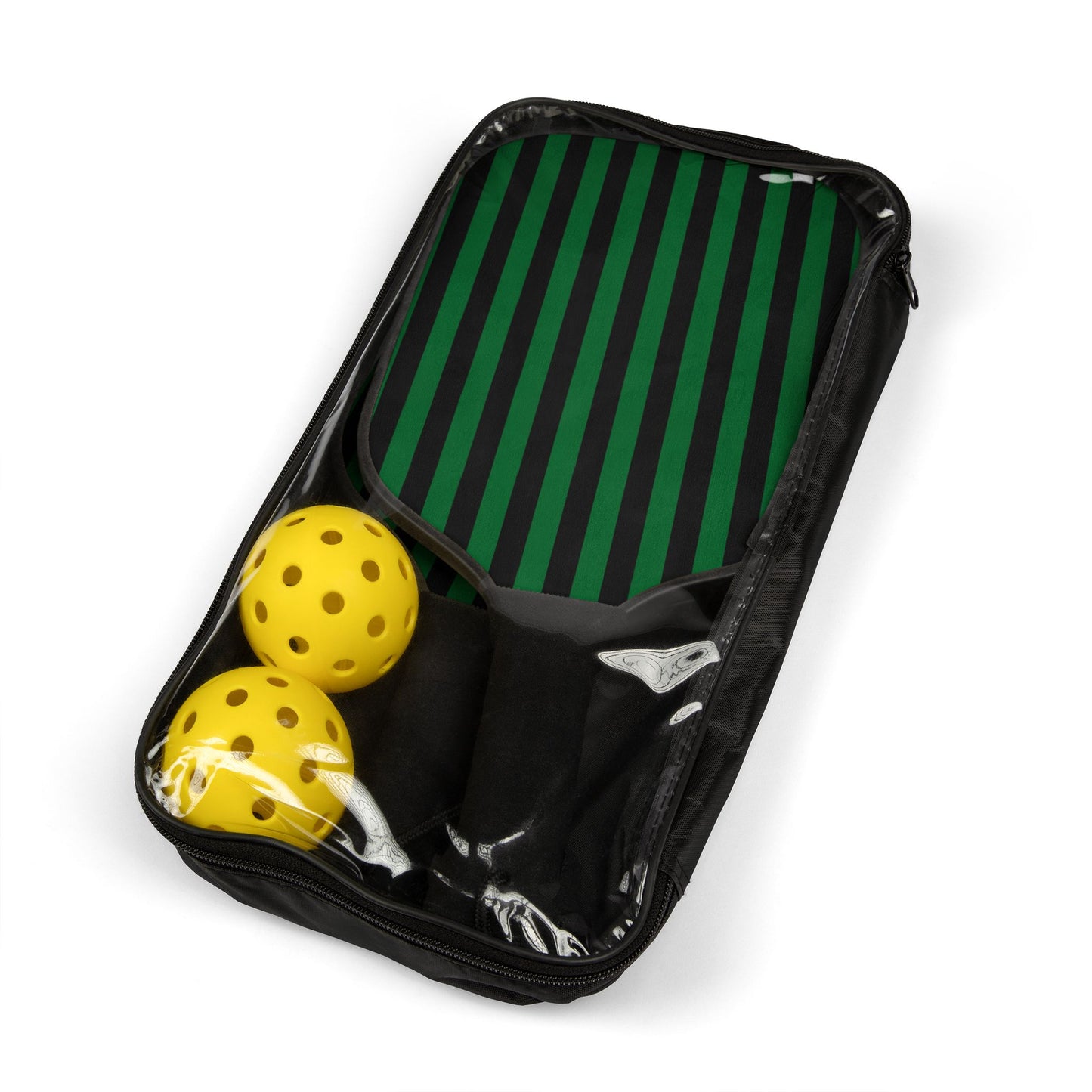 Pickleball Kit- Navy Blue, & Green Stripes