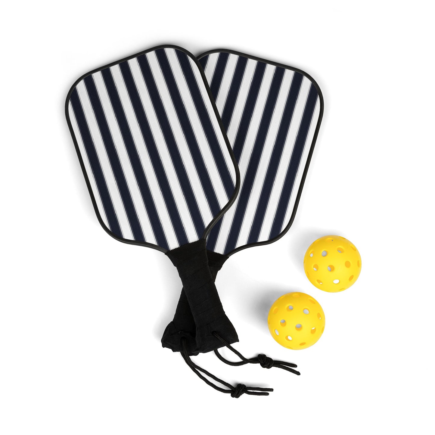 Pickleball Kit- Black & White Stripes