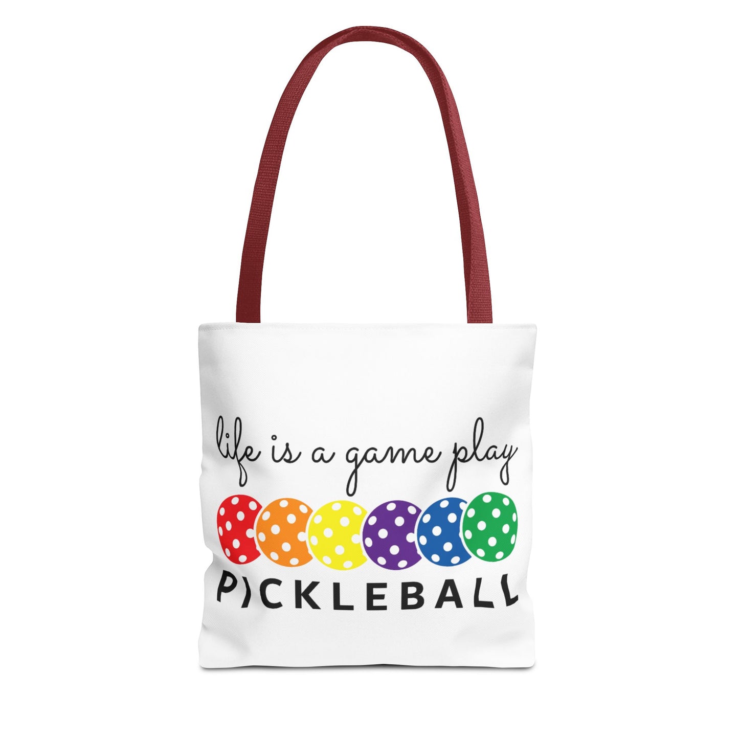 Pickleball Tote Bag - Life Is A Game Design