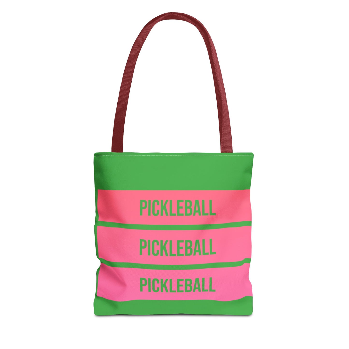 Tote Bag  Pink & Green Pickleball