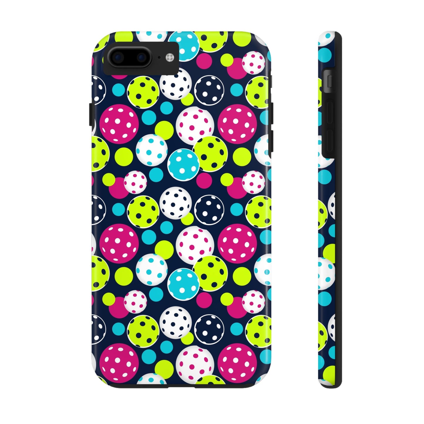 Tough Phone Cases - Seamless Pattern Of Pickleballs