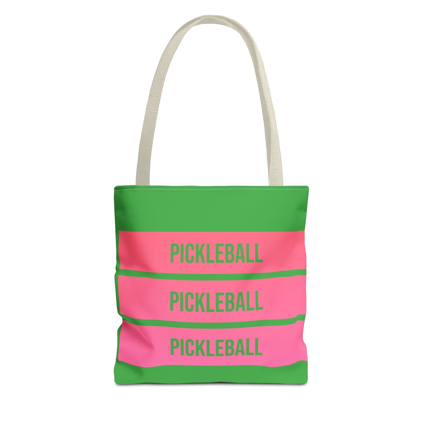 Tote Bag  Pink & Green Pickleball